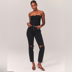 Abercrombie 90s Straight Ultra High Rise Curve Love Jeans 29/8R